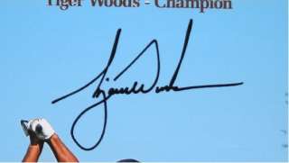 Tiger Woods 89th PGA Championship Auto 16x20 Picture Ltd 38/50 Custom 