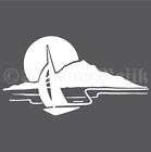 14 Inch Come Sail Away Sailboat Sunset Vinyl Decal