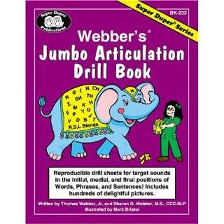  Webbers Jumbo Articulation Drill Book (Super Duper series 