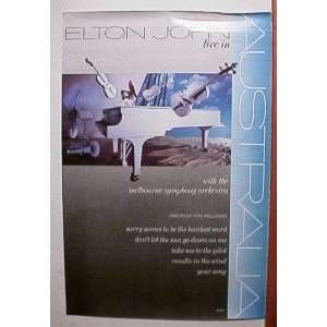 Elton John Poster Australia