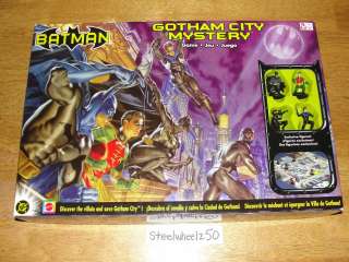 Batman Gotham City Mystery Board Game Mattel 2003 Nightwing Robin 