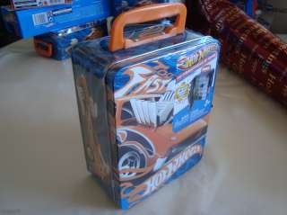 HOT WHEELS CAR STORAGE / TIN CARRYING CASE TOO FAST HOLDS 8 CARS NEW 