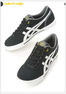 Brand New ASICS AARON PLUS CV Shoes Black, White H108N 9001 #39  