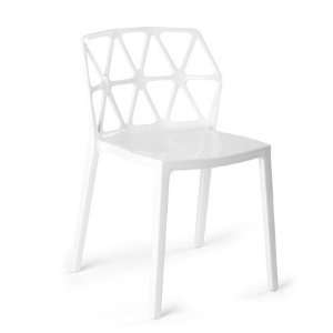  Alchemia Modern White Dining Chair by Calligaris  MOTIF 