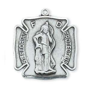  St. Florian Sterling FD Medal Jewelry
