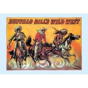  Exclusive By Buyenlarge Buffalo Bill Three Riders 12x18 