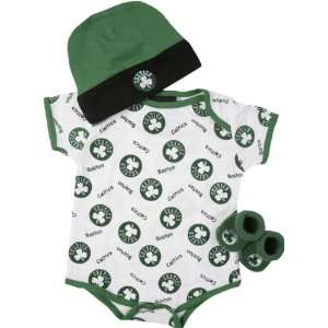  Boston Celtics 3 Piece Newborn Set