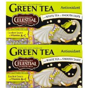 Celestial Seasonings Antioxidant Supplement Green Tea Bags, 20 ct, 3 