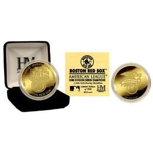  Boston Red Sox 08 Alds Champions 24Kt Gold Coin Sports 