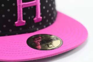 Huf H Logo Polka Dots Hat Black Pink supreme box 7 1/8  