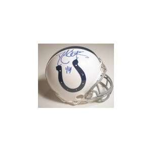 Dallas Clark Autographed Helmet