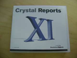 CRYSTAL REPORTS XI DEVELOPER EDITION FULL PRODUCT VERSION  