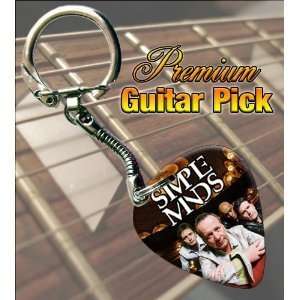 Simple Minds Premium Guitar Pick Keyring
