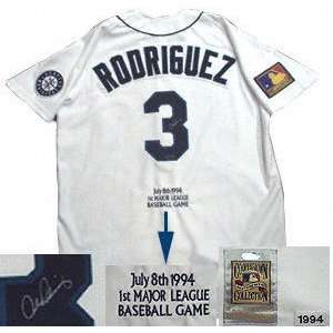 Alex Rodriguez Seattle Mariners Autographed Rookie Jersey
