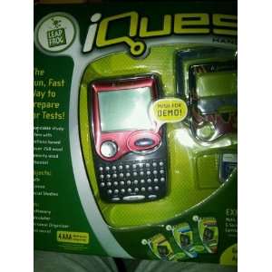    LEAP FROG I QUEST HANDHELD GRADES 5 8 gray/red Toys & Games