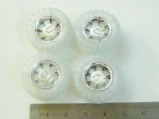 pieces set Plastic transparency Wheels 2.5 Robot car  