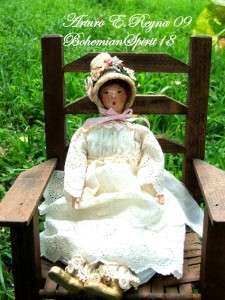 Victorian Style English Maiden ARTISAN Handcrafted DOLL  