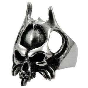  Stainless Steel Skull Ring   Size 9 13, 13 Jewelry