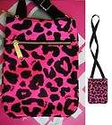 Victoria`s Secret Pink Cross body Neon Leopard Pink Bag NEW