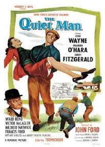 QUIET MAN (John Wayne) MOVIE POSTER The Maureen OHara  