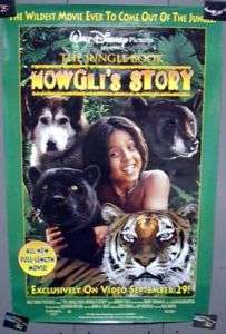 Movie Poster WALT DISNEYS Jungle Book MOWGLIS STORY  