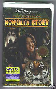 Jungle Book  Mowglis Story VHS SEALED Disney 786936057812  