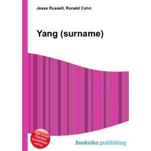  Yang (surname) Ronald Cohn Jesse Russell Books