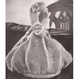 Vintage Crochet PATTERN to make   Beaded Bag Purse Handbag Evening Bag 
