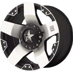 XD XD775 24x12 Machined Black Wheel / Rim 8x6.5 with a  44mm Offset 