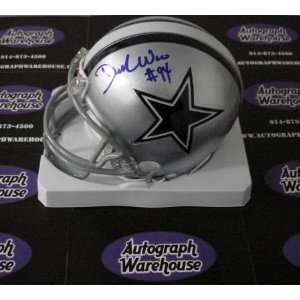  Demarcus Ware Autographed Football Mini Helmet (Dallas 