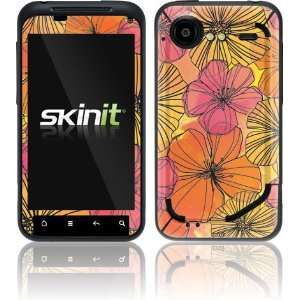  California Watercolor Flowers skin for HTC Droid 