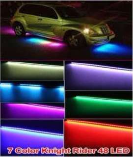   5050 RGB LED Car led knight rider lights waterproof led strip  
