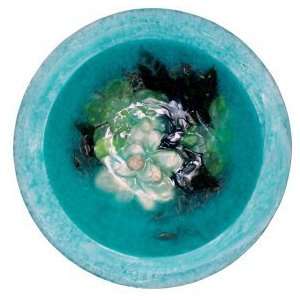  Gardenia Water Lily Habersham Wax Pottery Bowl 7 inch with 