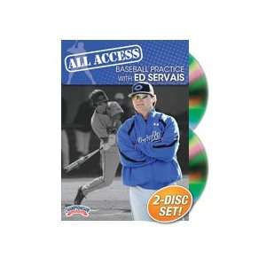  All Access Baseball Practice with Ed Servais (DVD) Sports 