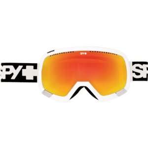 Spy Optic White Platoon Snocross Snowmobile Goggles Eyewear   Bronze 