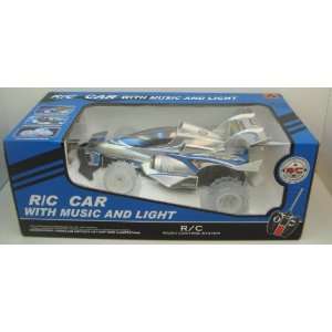   RACING CAR WITH MUSIC AND LIGHT   08 Racing   Silver Toys & Games