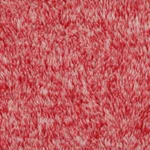  60 Wide Versailles Minky Melange Poodle Red/White Fabric 