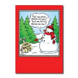  Free Nose Job Funny Merry Christmas Greeting Card Office 