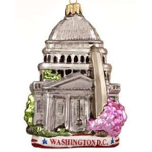  Personalized Washington DC Christmas Ornament