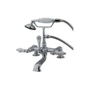  Elements of Design Clawfoot Tub Filler With Hand Shower 