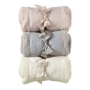  Barefoot Dreams Bamboo Chic Receiving Baby Blanket 30x32 