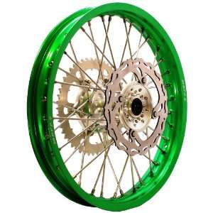  Warp 9 MX Wheels Green Wheel with Painted Finished (19x2 