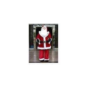  Huge 6 Foot Life Size Decorative Plush Santa Claus 