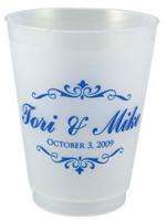 100 Personalized Cups   Wedding Party Favor   16oz.  
