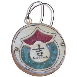   and Wooden Amulet Money Talisman Good Luck Car Charm 