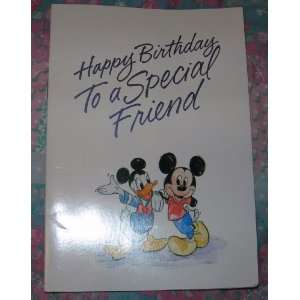   Mouse and Donald Duck Greeting Card Book