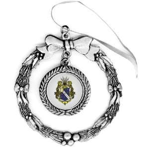  Alpha Phi Omega Pewter Holiday Ornament