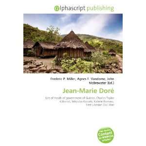  Jean Marie Doré (9786133600775) Books