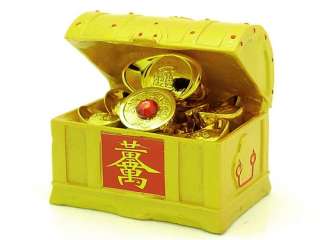 Golden Treasure Chest Bringing Fortune Money Luck  