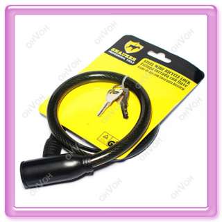Steel Spiral Cable Bike Bicycle Lock High Quality New  